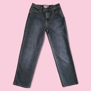 Vintage High Rise Straight Leg Mom Jeans or Dad Jeans Size 2 Short
